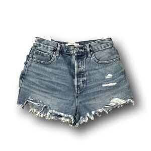 BOGO PacSun Vintage High Rise Distressed Jean Shorts